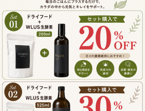 セット購入でお得に健康習慣！